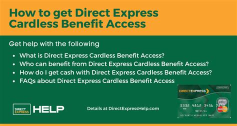 How To Get Direct Express Cardless Benefit Access Direct Express Card