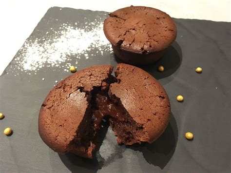 Fondants cœur coulant au chocolat Les Papilles de Karen