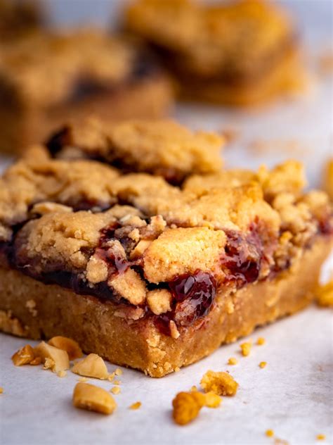 Absolute Best Peanut Butter And Jelly Bars The Genetic Chef