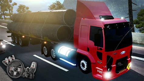 Euro Truck Simulator Mapa Rbr Ford Cargo Qualificado Saindo De