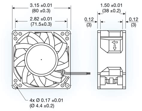 Mc8038l24 80mm Dc Axial Fan Mechatronics