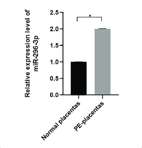 Mir P Was Upregulated In The Placentas Of The Patients With Pe