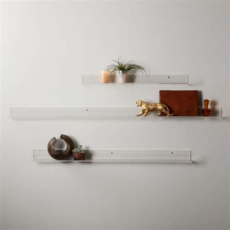 Plexiglass Wall Mounted Shelves - Glass Designs