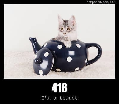 I M A Teapot Status Code And Goats