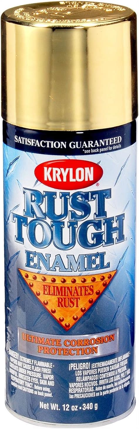 Amazon Krylon Rta Rust Tough Gold Metallic Rust Preventive