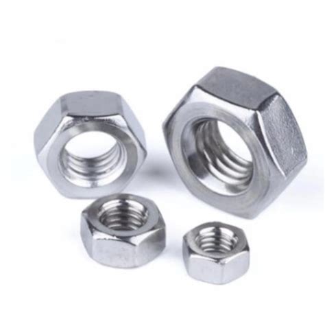 Stainless Steel Hexagon Hex Bolt And Nut Screw And Fastener