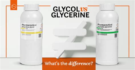 The Differences Between Glycol And Glycerine When To Use Which