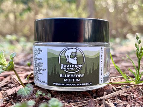 Blueberry Muffin Organic Beard Balm Southern Beard Co