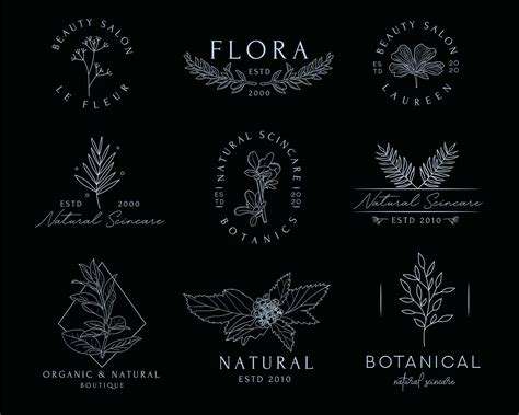 Free Floral Logo Templates Ai Psd