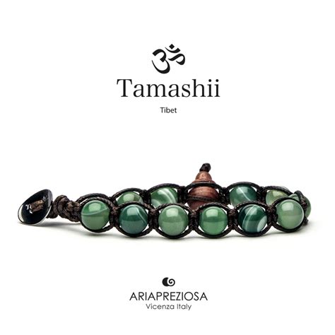 TAMASHII AGATA VERDE CHIARO STRIATA Collezione Tradizionale Ref