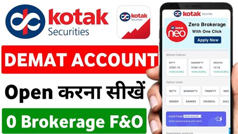 Kotak Securities Account Opening Kotak Demat Account Opening Online