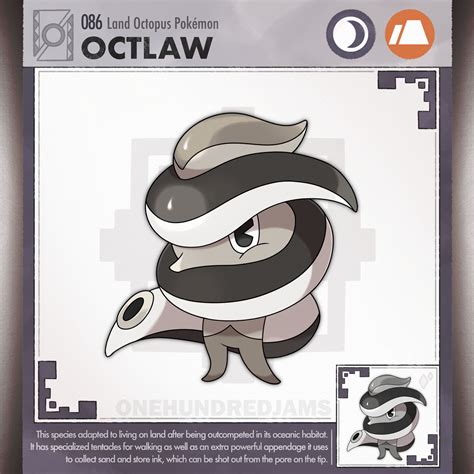 Fakemon Octlaw By Onehundredjams On Deviantart