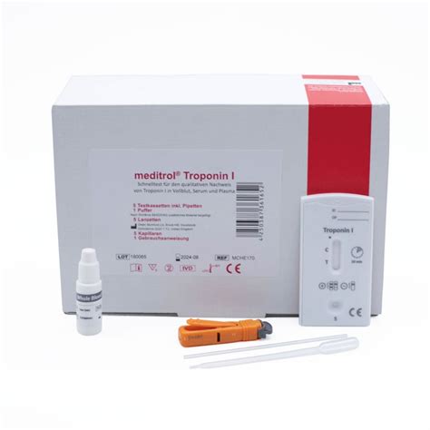 meditrol® Troponin I Test 10 Tests – POC Diagnostics