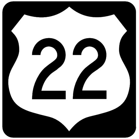 Highway 22 Sign With Black Border Magnet Shipped Fast And Free