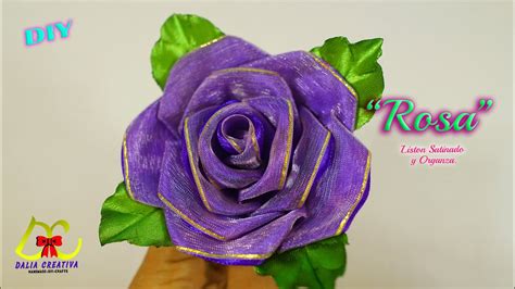 Cómo Hacer Rosa Eterna Perfecta De Listónorganza🌹dia De Las Madres🥰