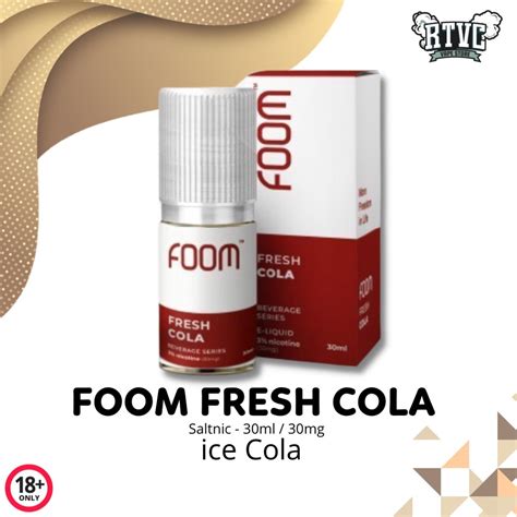 Jual FOOM Fresh Cola Salt 30ml 30mg Liquid Saltnic Shopee Indonesia