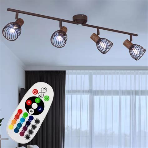 Rgb Led Plafond Lampe Grille Projecteur Mobile Télécommande Intensité Variable Eur 92 50