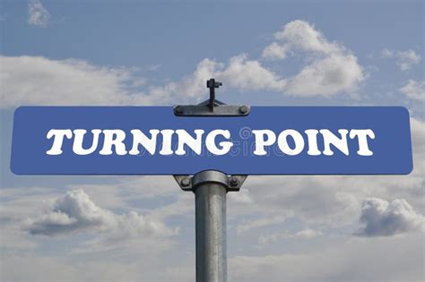 Turning Point Road Sign Stock Image Image Of White Residium 25825577