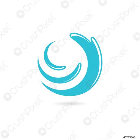 Water Splash Symbol And Icon Logo Template Vector Stock Vector