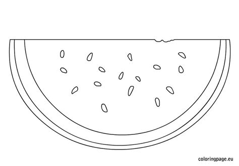 Coloring Pages Of Watermelon Slice Coloring Pages 1029 The Best Porn
