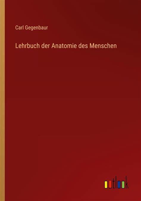 Lehrbuch Der Anatomie Des Menschen Online Kaufen