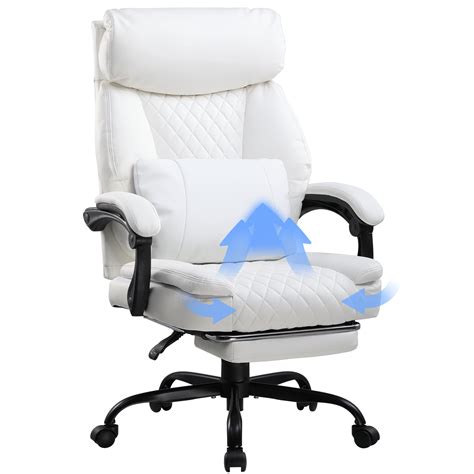 Comhoma Ergonomic Executive Chair Reclining High Back Pu Leather Office