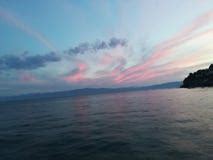 A View Of A Ohrid Lake At Sunset Stock Photo - Image of natural ...