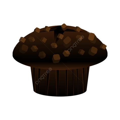 Chocolate Muffins Clipart Transparent Background Design Elements A