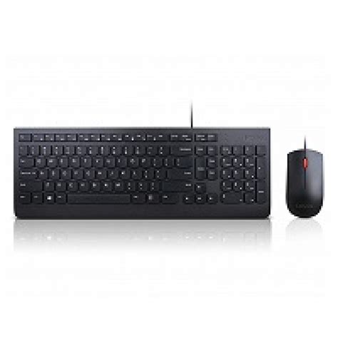 Lenovo Essential Wired Combo Keyboard And Mouse Set USB Spanish