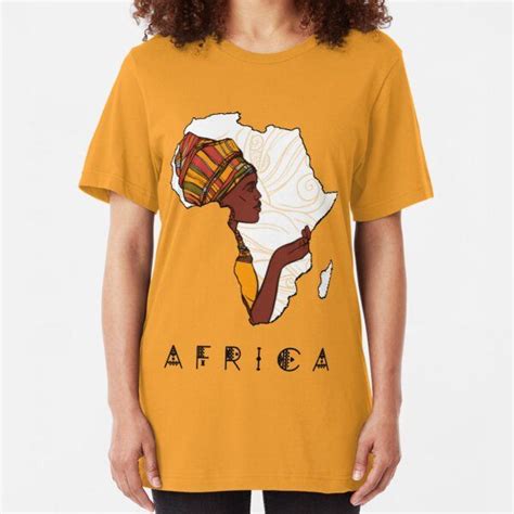 African Map T Shirt T For Mom African Shirt For Mom Slim Fit T Shirt African Shirts