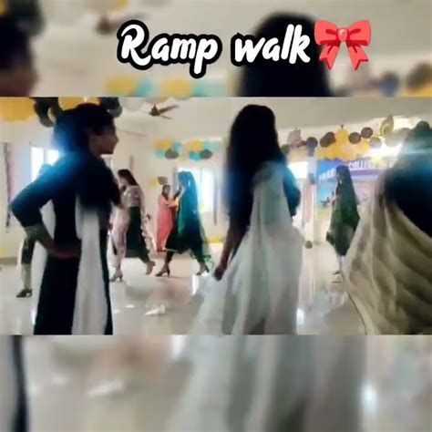 Ramp Walk For Freshers Party Walk Rampwalk Show Original