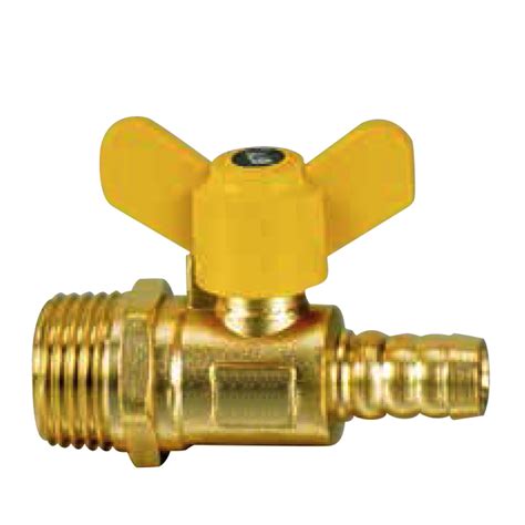 Brass Gas Valve Butterfly Handle