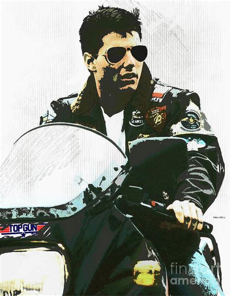 Tom Cruise Top Gun Motorcycle Fist