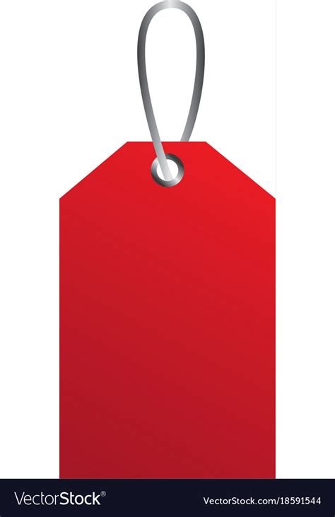 Red Tag Vector