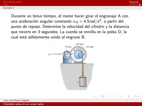 Cinem Tica De Cuerpo Rigido Curso De Mec Nica Ppt