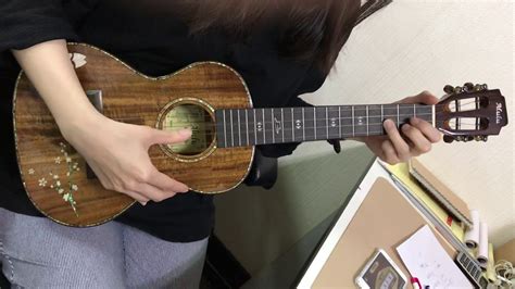 Alulu Solid Acacia Koa Wood Tenor Ukulele Cherry Blossomsakura Satcu