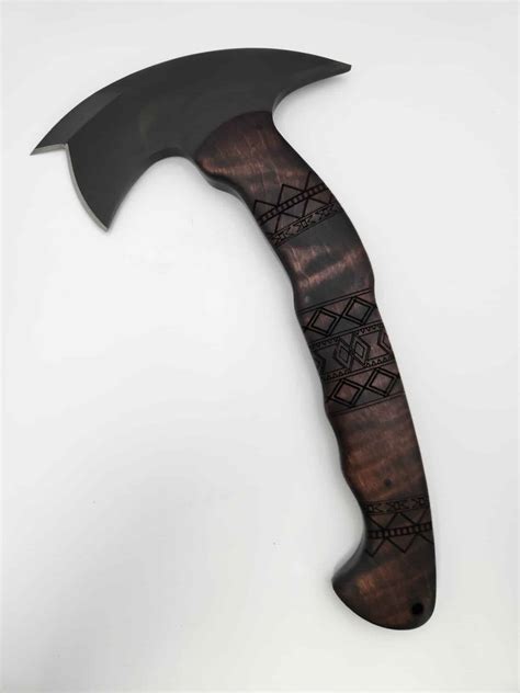 Winkler Knives Compact Rnd Front Spike Maple Tribal Ridgerunner Blades
