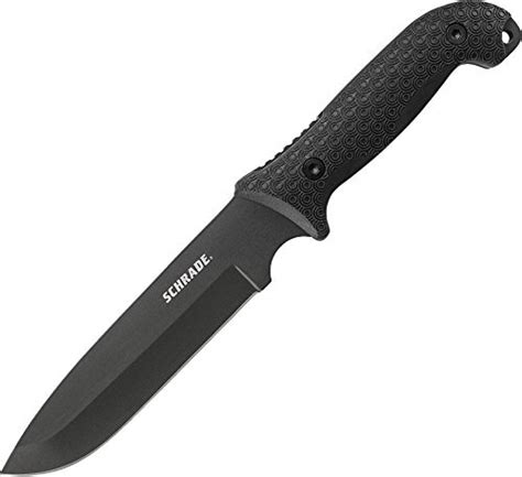 Schrade Bedrock High Carbon Steel Fixed Blade Knife With 7in Drop Point