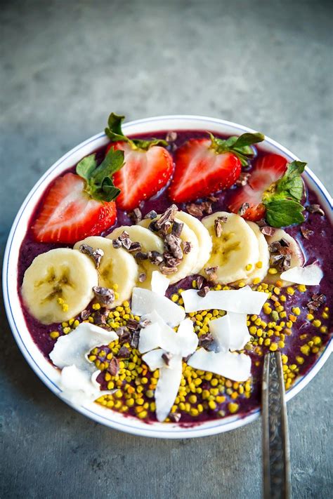 Paleo Vegan Acai Bowl Acai Bowls Recipe Homemade Acai Bowl