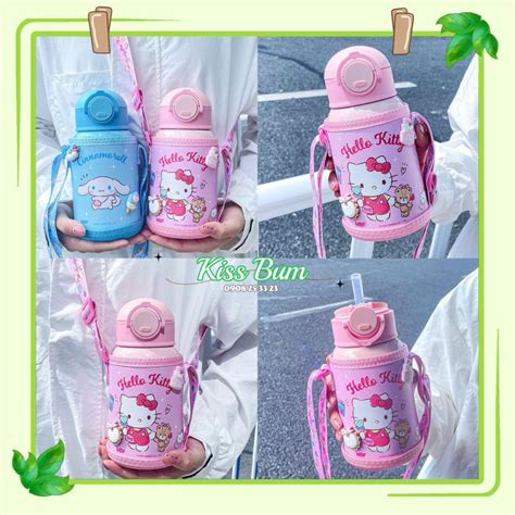 Mua Bình Nước Giữ Nhiệt Dung Tích 500ml Hello Kitty Cinnamoroll Kuromi Pom Pom Purin Giá Rẻ