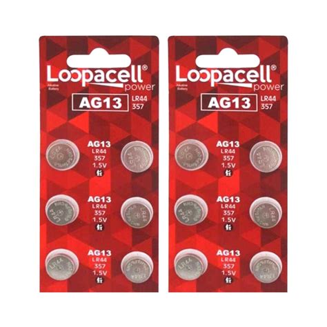 Loopacell Ag Lr Alkaline Button Cell Battery Pack Walmart