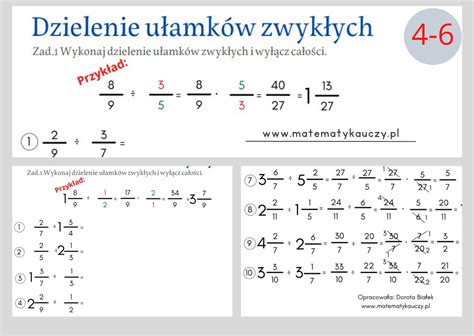 Mno Enie U Amk W Zwyk Ych Karty Pracy Kl Kl Pdf Rozwi Zania