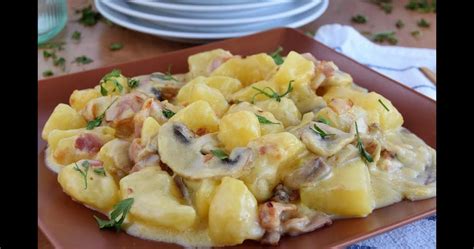 Patatas A La Carbonara Muy F Ciles Cocinera Y Madre Platos De