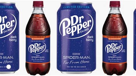 Dr Pepper Releasing First New Flavor In Years For Spider Man Far From