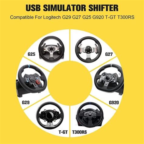 Qiilu Manette De Vitesse Usb H Simulateur Usb Manette De Vitesse R