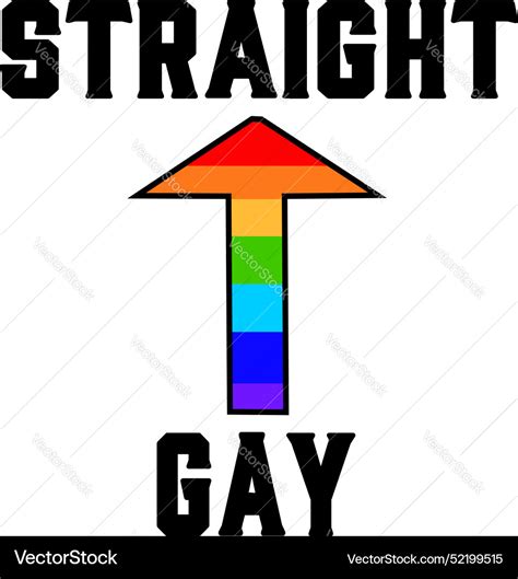 Straight Gay Pride Svg Lgbt Love Royalty Free Vector Image