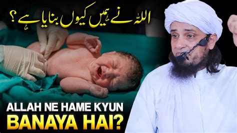 Allah Ne Hame Kyun Banaya Hai Mufti Tariq Masood Youtube