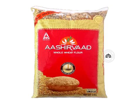 Aashirvaad 5 Kg Atta Wheat Flour Export Pack Atta Lotus Markt