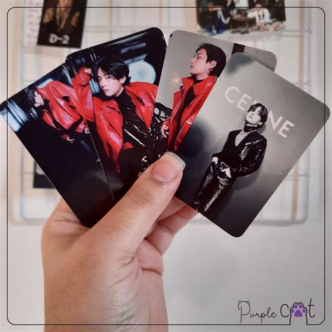 Kit Mini Photocards Taehyung Bts Fanmade Shopee Brasil