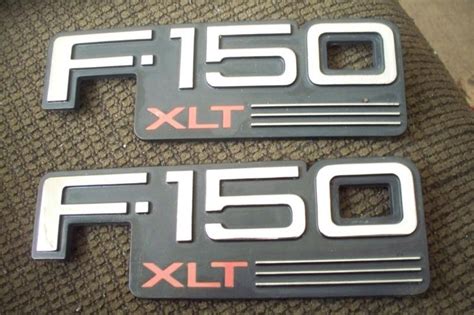 Sell Ford F150 Xlt Fender Emblem Ornament Badge Nameplate Truck Oem F